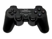 Esperanza Gamepad PC Sony PS2 och PS3 Svart