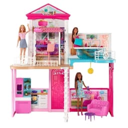 Barbie Hus med møbler og tilbehør (GLH56)