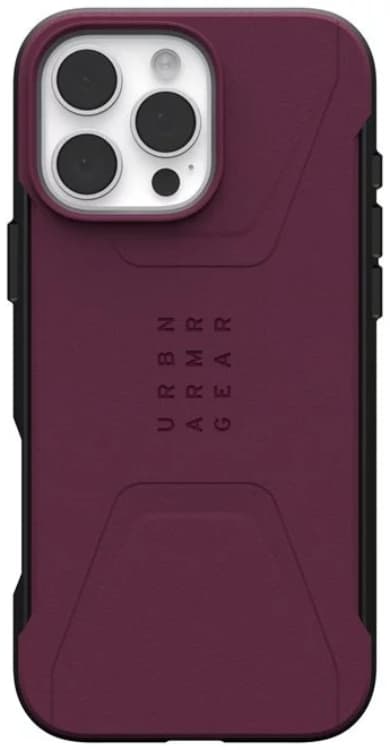 UAG Telefontaske til iPhone 16 Pro MagSafe Civilian - Bordeaux