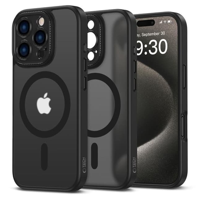 Tech-Protect Mobilskal till iPhone 16 Pro Magsafe Magcam - Matt Svart