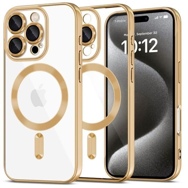 Tech-Protect Mobilskal till iPhone 16 Pro Magsafe Magflex - Shiny Guld