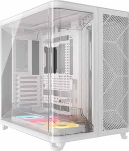 Corsair AIR 5400 LX-R RGB Triple Chamber PC kabinett (hvit)