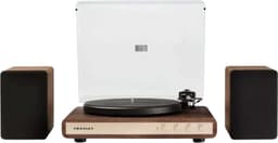 Crosley C65 platespiller med høyttalere, Valnøtt