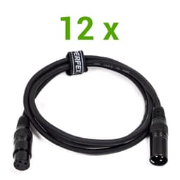 DMX Kabelpakke (12x1,5m)