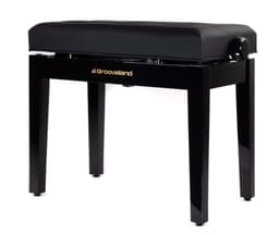 Grooveland KB400 Hydraulisk pianobänk (Svart Högglans)
