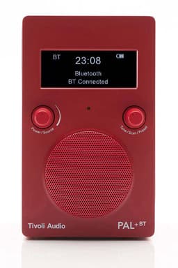 Tivoli Audio PAL+BT DAB+/Bluetooth Højtaler (Rød) NEW