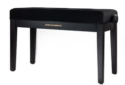 Grooveland KB320 Dobbel pianokrakk (Matt svart)