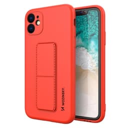 Wozinsky Kickstand Silikone Taske til iPhone 11 Pro Max- Rød