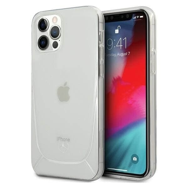 Mercedes Taskebetræk Transparent Line iPhone 12 & 12 Pro Cover