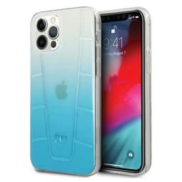 Mercedes Taske iPhone 12 & 12 Pro Etui Blå Gennemsigtig Linje