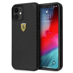 Ferrari Case skal iPhone 12 mini 5.4"" OnTrack Real Carbon Svart