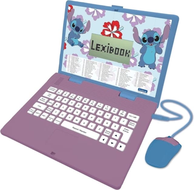 Lexibook Disney Stitch - Pedagogisk bärbar dator (ENG) (JC598Di1)