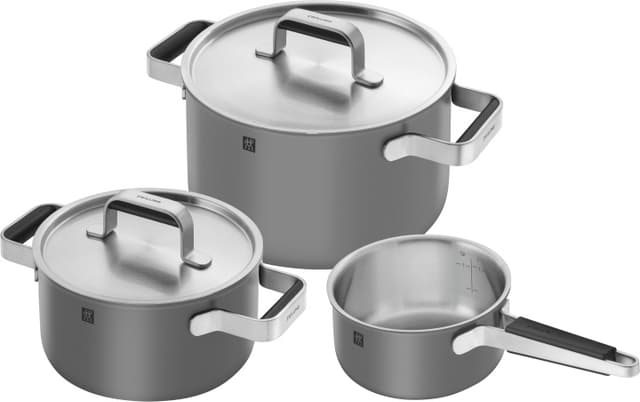 Zwilling Pure gryde- og pandesæt - Grå - 3 dele