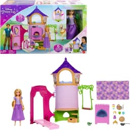 Disney Prinsesse Rapunzels tårn, lekesett og dukke