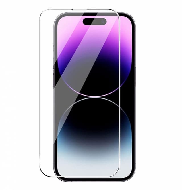 Skærmbeskytter af hærdet glas til iPhone 15 Pro Max