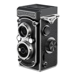 1,54"" retro TLR digitalkamera HD-foto 48 MP 1080P manuell fokus for fotografering