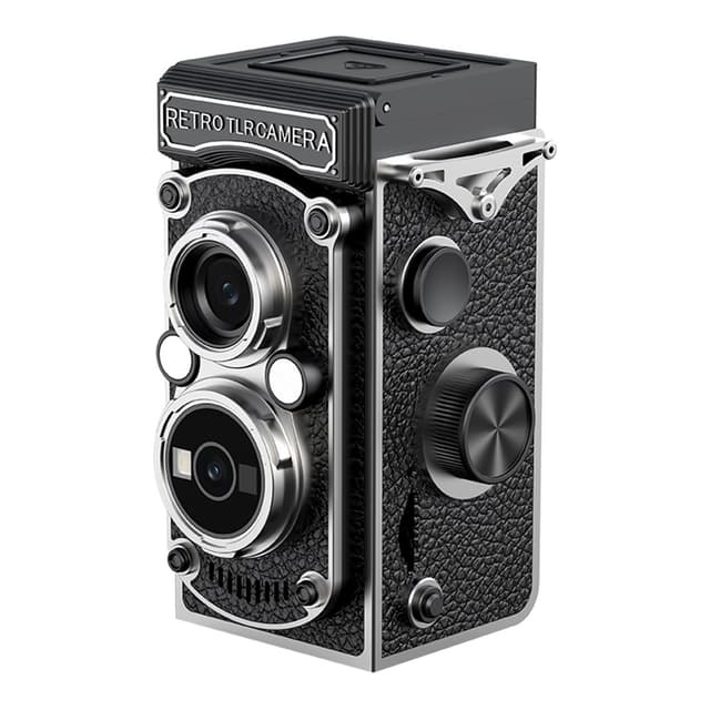 1,54"" Retro TLR Digitalkamera HD Foto 48MP 1080P manuell fokus för fotografering