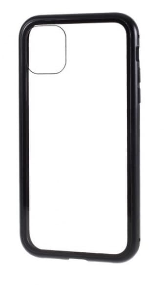 Mobiletui til iPhone 11 Pro, sort/gennemsigtig