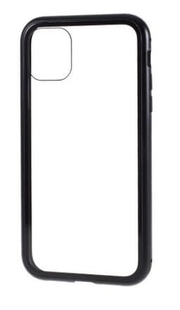 Mobiletui til iPhone 11 Pro, sort/gennemsigtig