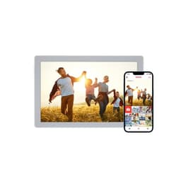 Rollei Smartere bilderamme - 10 Diagonal - WiFi - App-kontroll - Modell 106 Bærbar - Hvit