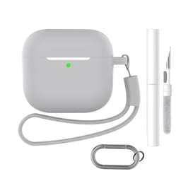 AirPods-fodral med nyckelring och tillbehör Grå Airpods 3
