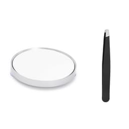 30X Förstoringssminkspegel med Pincett - Bärbar Sugkoppsspegel för Skö