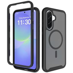 SKALO Shockproof Clear Hybrid Cover til Samsung Galaxy A37 5G - Sort