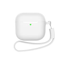 AirPods-etui med nøkkelring og tilbehør Hvit AirPods 4
