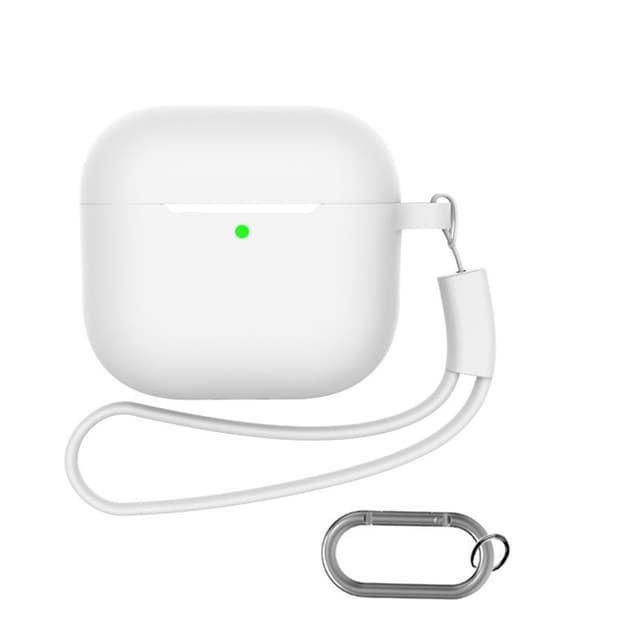 AirPods-fodral med nyckelring och tillbehör White AirPods 1/2