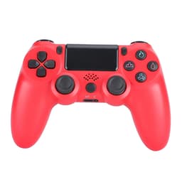 Trådlös spelkontroll för Sony PS4 Bluetooth Gamepad med Vibration - Röd
