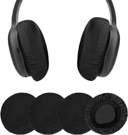 Stretchiga Hörlursöverdrag i Lycra - Tvättbara Öronkuddsskydd, 4-Pack