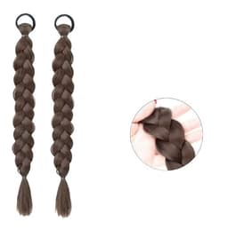 Par Hästsvansförlängningar - Naturligt Utseende Clip-in Hårdelar