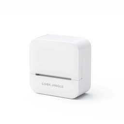 58mm Mini Bærbar Termisk Printer - Trådløs Bluetooth Labelprinter til iOS, Android & Windows Hvid