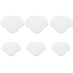 Selvklebende hælbeskyttere / reparasjonslapper for sko 12 stk Hvit