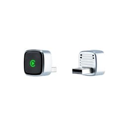 Trådløs CarPlay Adapter - D07 Sølv 2-i-1 for Apple & Android Telefoner