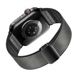 Vintagenahkainen ranneke Apple Watchille Harmaa S