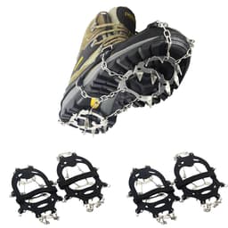 2 par Halkskydd/broddar till skor med 18 ståltänder/dubbar (XL)