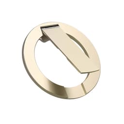 Magnetisk telefonholder med ring, 360° sammenleggbar aluminiumslegeringsfeste Gull