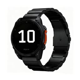 22mm Snabbfäste Titan Klockarmband med Platt Spänne för Garmin Fenix 8