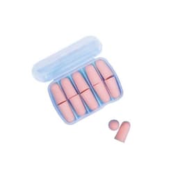 Melua vaimentavat korvatulpat - 5 paria, pehmeä vaahto, 34 dB:n vaimennus Vaaleanpunainen