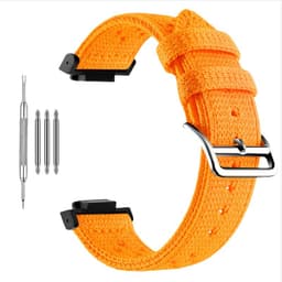 Nylonpunottu ranneke Casio G-SHOCK GA100/DW-5600 -kelloihin Oranssi