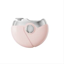 3-in-1 Sähköinen Kynsileikkuri & Hionta: Turvallinen, Automaattinen Kynsien Siistijä LED-Valolla Vaalea pinkki