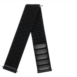 Nylon Vevd Borrelås Rem Kompatibel med Whoop Aktivitetsarmbånd Sort