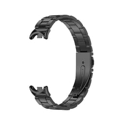 Metallreim Kompatibel med Xiaomi Mi Band 8/9/10 - Fjærstangdesign - Rustfritt Stål Sort