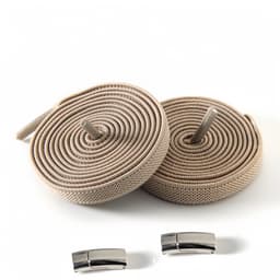 Imfria Skosnören Med Silverfärgade Magnetspännen 2 Par Elastiska Skosn