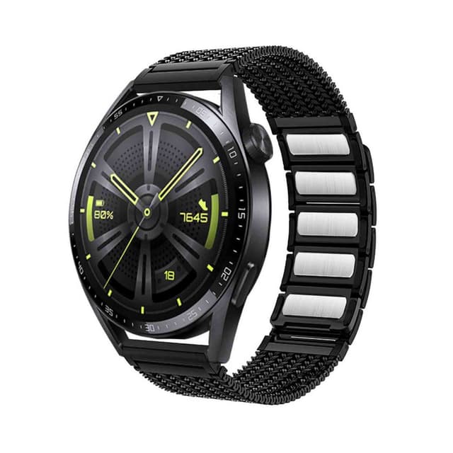 Metall Rostfritt Stål Magnetisk Mesh Klockarmband för Huawei GT5/GT6 &