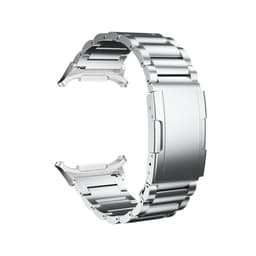 Titanium Metall Klokkereim Kompatibel med Samsung Watch 8/8 Classic - Skilpadde Lås Design Sølv