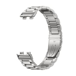 Metallarmbånd Kompatibel med Huawei Band 10 - Elegant og Justerbar Sølv