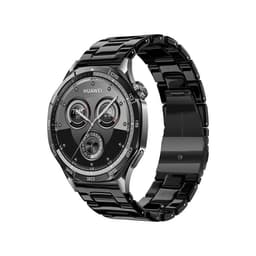 Klokkereim i harpiks og rustfritt stål kompatibel med Huawei GT5 Pro - svart 18 mm
