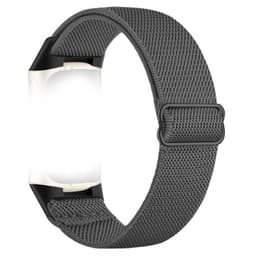 Klockarmband i Nylon för Fitbit Charge 5/6 Mörkgrå
